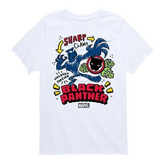 Boys 8-20 Marvel Black Panther Scribble Graphic Tee