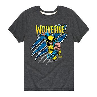 Boys 8-20 Marvel Wolverine Claw Tear Graphic Tee