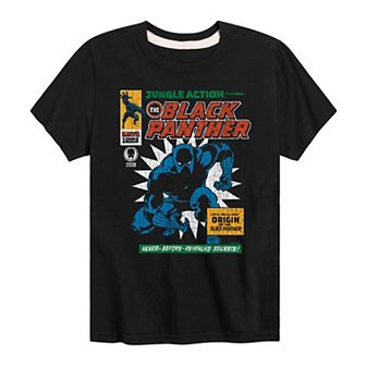 Boys 8-20 Marvel Black Panther Comic Cover Graphic Tee