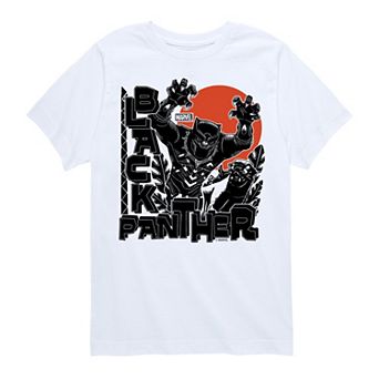 Boys 8-20 Marvel Black Panther Linocut Graphic Tee