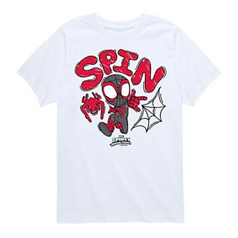 Boys 8-20 Marvel Spidey And His Amazing Friends Spin Sketch Graphic Tee