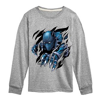 Boys 8-20 Marvel Black Panther Claw Tear Long Sleeve Graphic Tee
