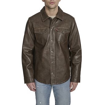 Men's Levi's® Faux Leather Shacket
