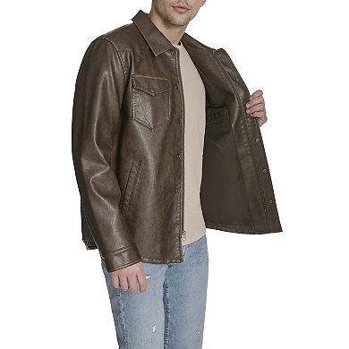 Men's Levi's® Faux Leather Shacket