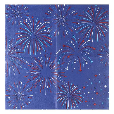 Patriotic Party Pack – Red, White & Blue Tableware & Decor