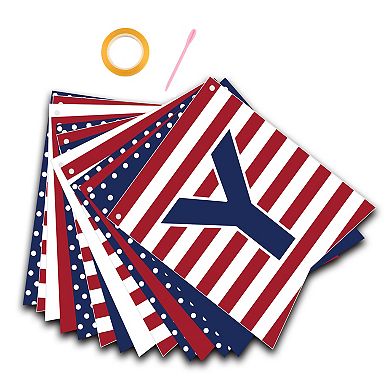 Patriotic Party Pack – Red, White & Blue Tableware & Decor