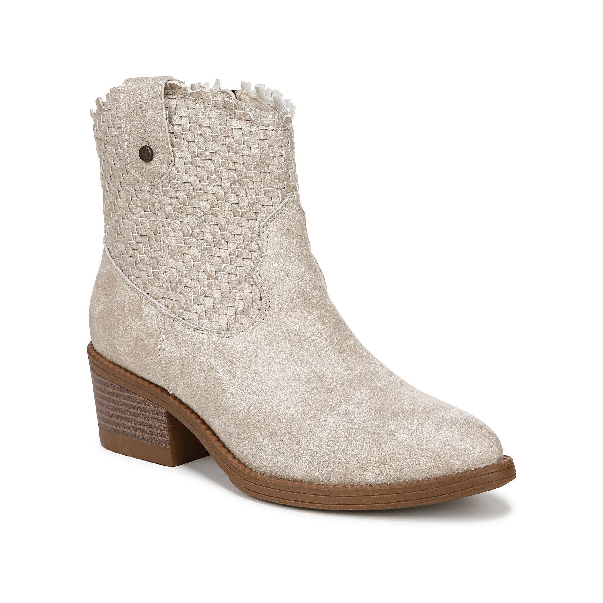 Blowfish Malibu Ricky Womens Western Ankle Boots, Size: 6, Cloud Gray