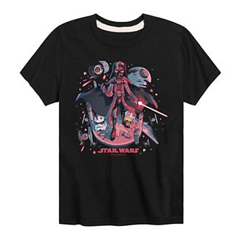 Boys 8-20 Star Wars Darth Vadar Graphic Tee