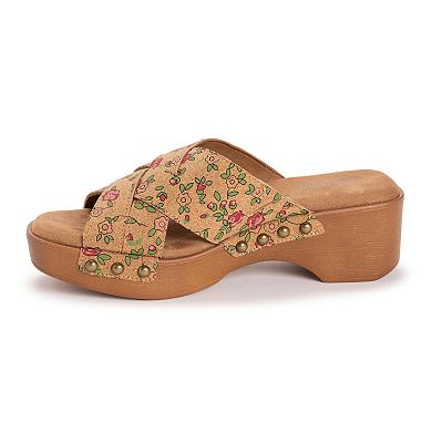 MUK LUKS Women's Cadence Comfortable Casual Sandals