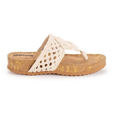 MUK LUKS Women's Pippen Comfortable Sandals