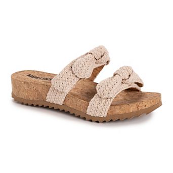 MUK LUKS Women's Posie Adjustable Slide Sandals