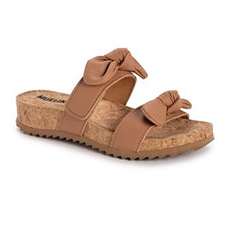 MUK LUKS Women's Posie Adjustable Slide Sandals