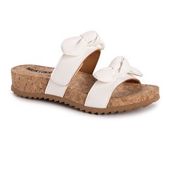 MUK LUKS Women's Posie Adjustable Slide Sandals