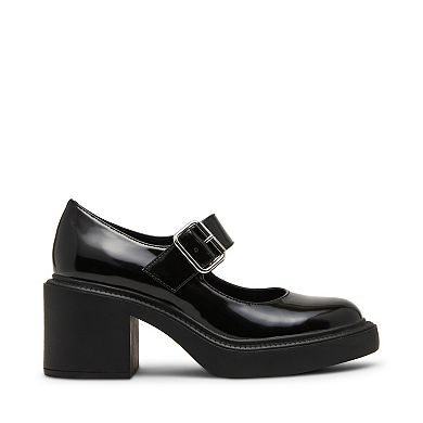 madden girl Effect Women's Block Heel Mary Jane Shoes