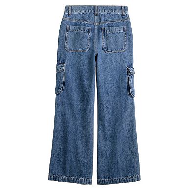 Girls 6-20 SO® Cargo Pocket Denim Jeans in Regular & Plus Sizes