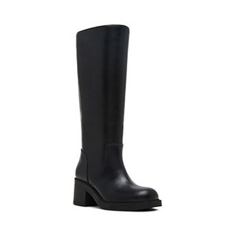madden girl Momentoo Women's Knee-High Block Heel Boots