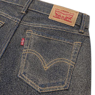 Girls' 7-16 Levi's® Wide Leg Foil Metallic Denim Jeans