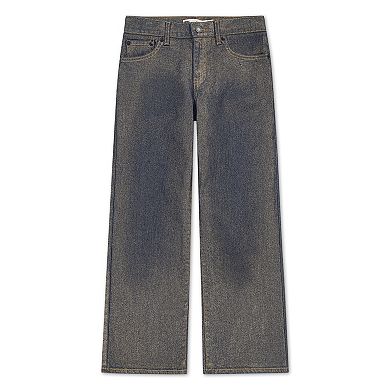 Girls' 7-16 Levi's® Wide Leg Foil Metallic Denim Jeans