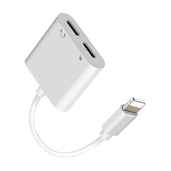 2-in-1 Earphone and Charger Splitter Dual Function