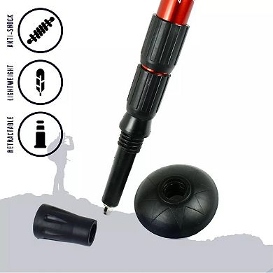 Trekking Walking Hiking Sticks Pair of 2