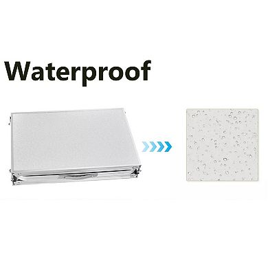 Portable Indoor Outdoor Aluminum Folding Table 4 Ft