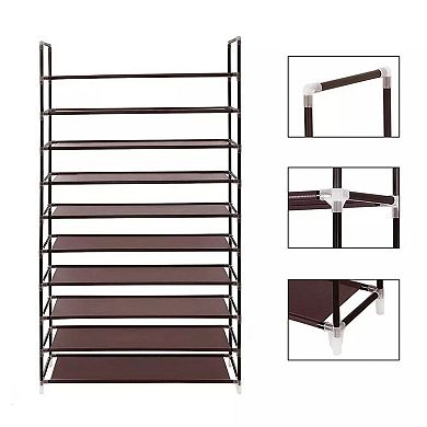 10 Tier Shoe Rack Storage Shoes Organizer