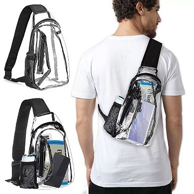 Waterproof Transparent Crossbody Men Women Chest Bag