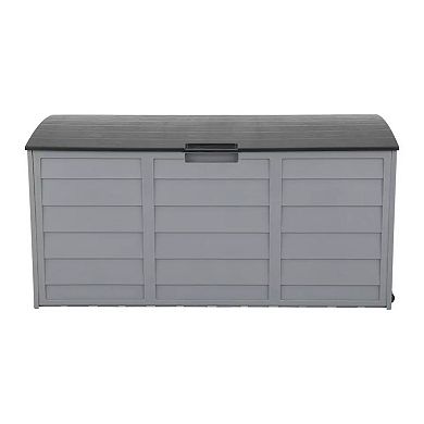 UV Pool Deck Box Storage Patio Outdoor With Wheel