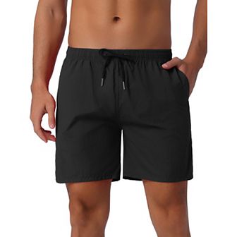 Men's Colorful Elastic Waist Drawstring Surfing Board Shorts