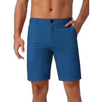 Men's Summer Beachwear Casual Lightweight Flat Front Board Shorts
