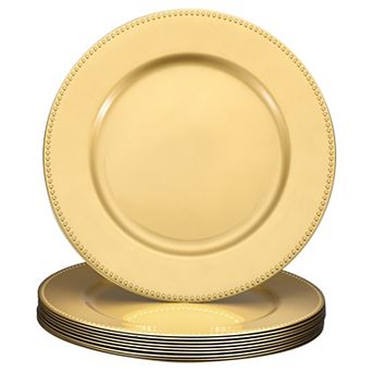 10 pc Charger Plates Bulk 13 Inch Plastic Charger Plates Round Plate Chargers