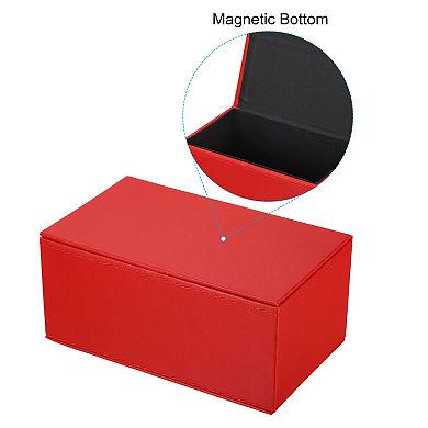 7.9"x4.7"x3.7" Tissue Box Cover, Leather Rectangle Waterproof Napkin Paper Towel Holder