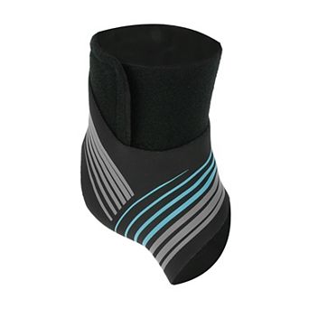 Women Striped Style Left Foot Ankle Support Brace for Sports