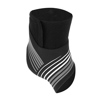 Women Striped Style Left Foot Ankle Support Brace for Sports