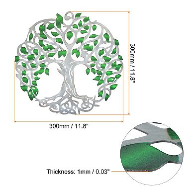 Metal Tree Wall Decor, Tree of Life Wall Sculpture Ornament Hanging Wall Decoration
