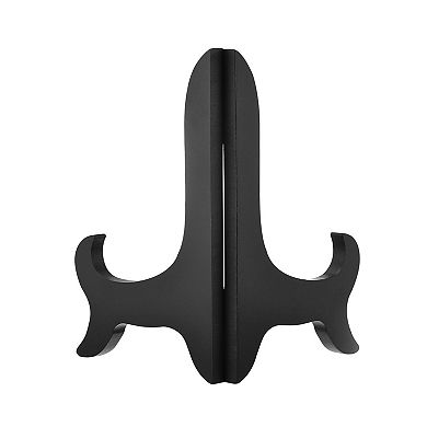 2 Pcs 5" Easel Plate Holder, Wooden Folding Display Stand for Decorative Picture Frame