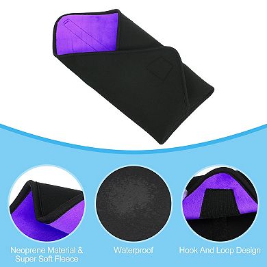 Camera Protective Wrap, Lens Wrap Cloth with Protective Neoprene, Lens Pouch Bag with Hook and Loop
