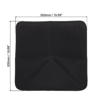 Camera Protective Wrap, Lens Wrap Cloth with Protective Neoprene, Lens Pouch Bag with Hook and Loop