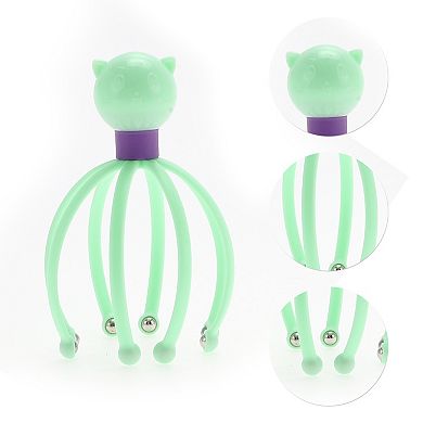 1 Pc Women Octopus Ball Bearing Style Head Massager for Home for Office