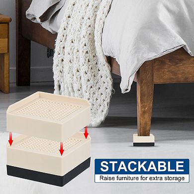 Furniture Risers Bed Riser Adjustable Couch Lifter Block for Extender for Bed Desk Sofa Table