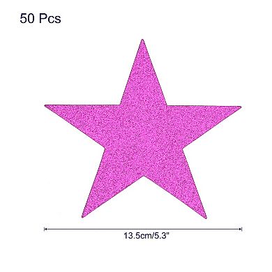 Star Cutouts Paper Five Star Confetti Cutouts for Birthday Party 5.3 Inches