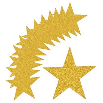 Star Cutouts Paper Five Star Confetti Cutouts for Birthday Party 5.3 Inches