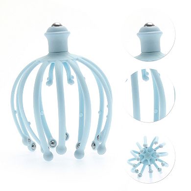 1 Pc Women Durable Eighteen Claw Ball Bearing Style Head Massager for Home