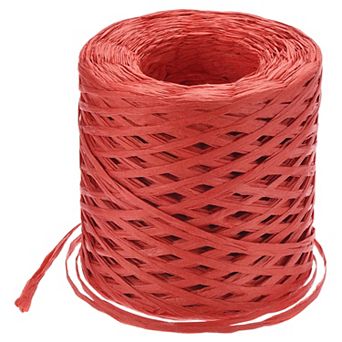 Raffia Paper Craft Ribbon, 1/4 Inch 218 Yards Raffia Twine String Packing Paper Twine