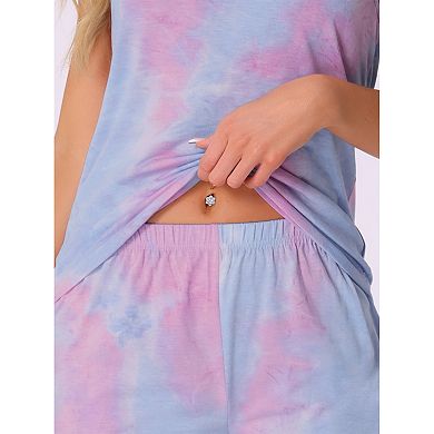 Women's Pajama Set Cotton Cami Shorts Pjs Sets 2 Piece Sleep Set Soft Modal Sleepwear