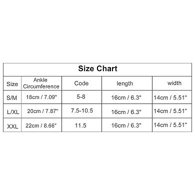 1 Pair Durable Ankle Brace Socks for Sports