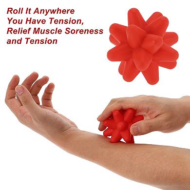 Silicone Massage Ball, Fascia Massage Ball Tool for Trigger Point Pain Release, Foot Acupoint