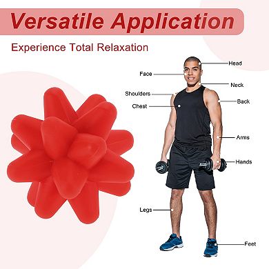 Silicone Massage Ball, Fascia Massage Ball Tool for Trigger Point Pain Release, Foot Acupoint