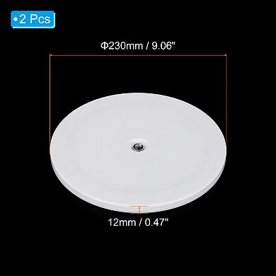 9 Inch Heavy Rotating Swivel Stand, 2Pcs Lazy Susan Turntable with Steel Ball Bearings