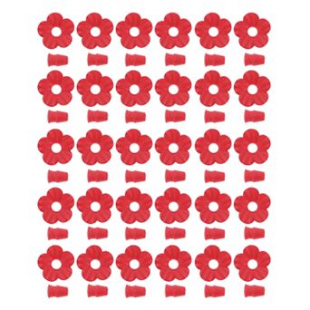 30 pc Hummingbird Feeder Parts, Replacement Flowers for Hummingbird Feeder, Pet Hummingbird Feeder